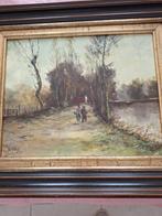J Looy 52/42 cm, Antiek en Kunst, Kunst | Schilderijen | Klassiek, Ophalen