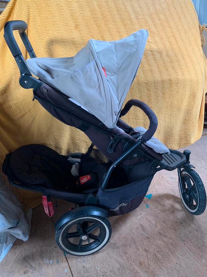 Phil&teds duo wandelwagen, Kinderen en Baby's, Kinderwagens en Combinaties, Zo goed als nieuw, Ophalen
