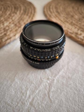 PENTAX SMC asahi 50mm 1:2 f/2 manueel lens objectief