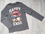 ★ M146/152 - Longsleeve Happy Xmas, Ophalen of Verzenden, Gebruikt, Jongen, Shirt of Longsleeve