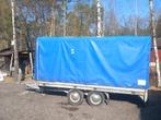 Blauwe geremde remorque dubbelasser 2000kg, Auto diversen, Aanhangers en Bagagewagens, Ophalen