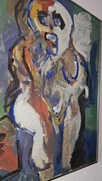 Groot werk Karel Appel  Uniek werk  Ingelijst  Gesigneerd en, Antiek en Kunst, Ophalen