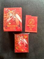 One piece tcg exclusive deck box and sleeves only 5500 made, Ophalen of Verzenden