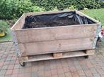 Plantenbak, Tuin en Terras, Bloembakken en Plantenbakken, Ophalen, Zo goed als nieuw, Vierkant, Hout