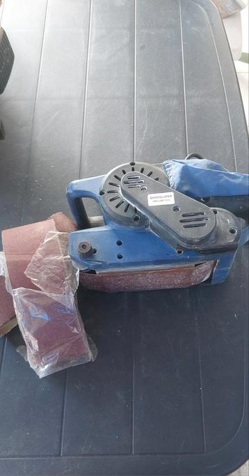 Bandschuurmachine DMV-JOB .. 900W.. + extra schuurbanden  beschikbaar voor biedingen