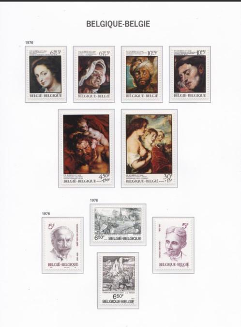 Postfrisse postzegels - Pagina 138 DAVO album - 1976., Postzegels en Munten, Postzegels | Europa | België, Postfris, Orginele gom