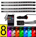 Auto LED Strip Licht 4 stks 72 LED DC 12 V Multi kleuren Muz, Auto diversen, Auto-accessoires