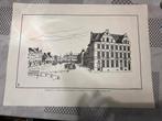 Litho op papier, Didier Nemerlin - A Bruxelles, A l'angle du, Ophalen of Verzenden