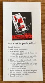 KOFFIE VANDENBERGHE/ROESELARE reclame, Ophalen of Verzenden, Zo goed als nieuw, Overige typen