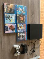 PlayStation 4 Slim 500GB (CUH-2216A) + Games + Controllers, Games en Spelcomputers, Spelcomputers | Sony PlayStation 4, Met 2 controllers