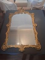 Franse antieke spiegel ca 1880  ( 150 x 80 cm ), Antiek en Kunst, Ophalen, Overige vormen, 50 tot 100 cm, 150 tot 200 cm