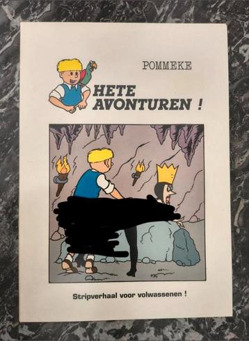 UITERST ZELDZAAM STRIPVERHAAL - POMMEKE - HETE AVONTUREN  beschikbaar voor biedingen