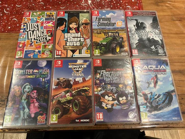 Nintendo switch games, Games en Spelcomputers, Games | Nintendo Switch, Gebruikt, Ophalen of Verzenden