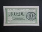 1 Reichsmark 1944 Allemagne Wehrmacht Armée argent WW2 UNC (, Timbres & Monnaies, Envoi, Billets en vrac, Allemagne