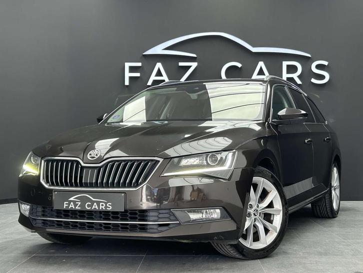 Skoda Superb SW 1.4 TSI DSG * 1ER PROP + LED + CUIR + GPS *, Auto's, Skoda, Bedrijf, Te koop, Superb, ABS, Achteruitrijcamera