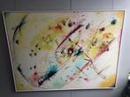 Kandinsky "Light Picture" reproductie met lijst, Ophalen, Overige materialen, 125 cm of meer, Zo goed als nieuw