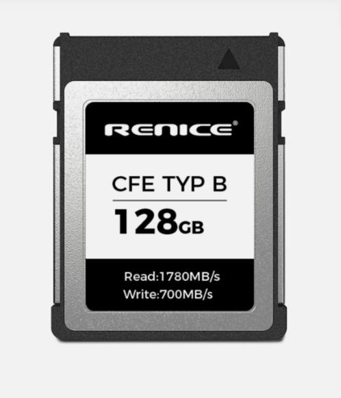 RENICE CFexpress Type B 128GB High Performance Memory Card M, Audio, Tv en Foto, Foto | Geheugenkaarten, Zo goed als nieuw, Compact Flash (CF)