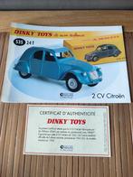 Dinky ATLAS fascicule + Certif. _ Citroën 2CV _ ref. 535-24T, Enlèvement ou Envoi, Neuf, Autres types, Dinky Toys