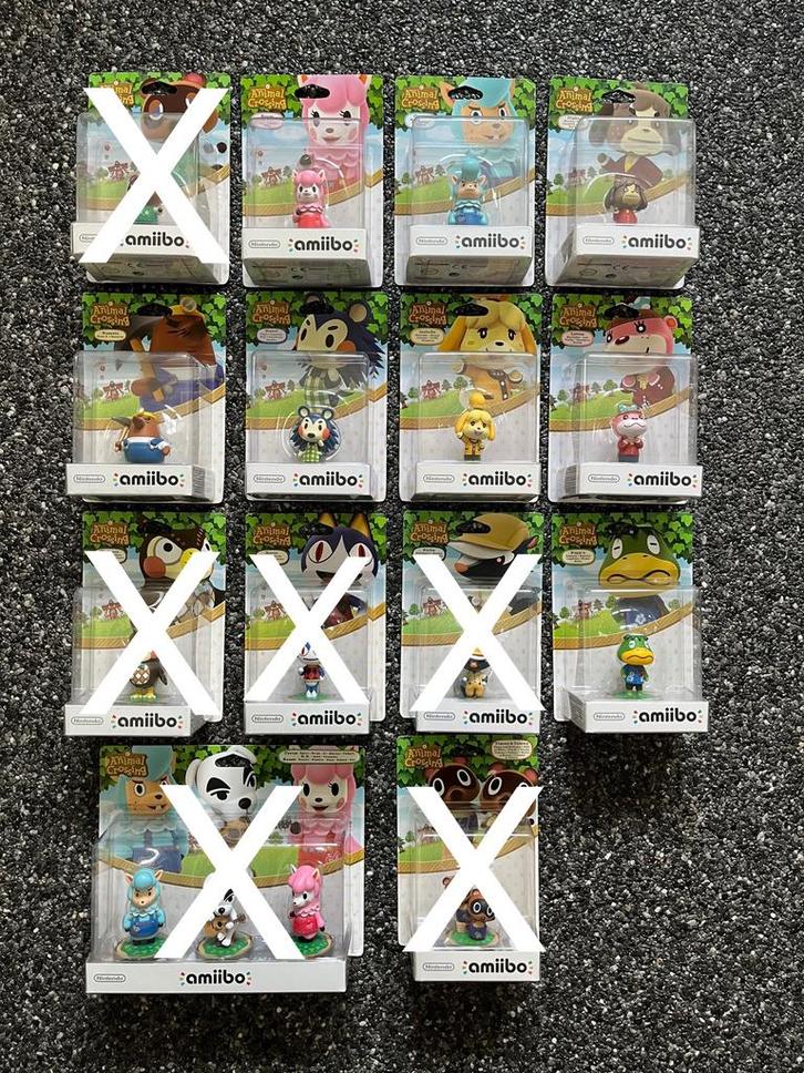 Verzameling Animal Crossing Amiibo's, Games en Spelcomputers, Games | Nintendo Switch, Nieuw, Ophalen of Verzenden