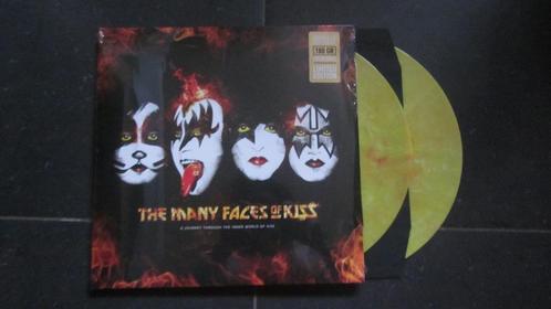 KISS - The many faces of KISS (color vinyl), Cd's en Dvd's, Vinyl | Hardrock en Metal, Ophalen of Verzenden