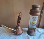 Spaanse vintage porron en whiskey dispenser, Antiek en Kunst, Ophalen of Verzenden