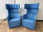Bene parcs wing chair blauw, Ophalen, Gebruikt