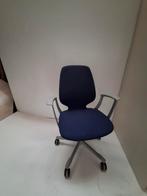 Chaise de bureau Kinnarps,, Ophalen of Verzenden, Zo goed als nieuw, Blauw, Bureaustoel