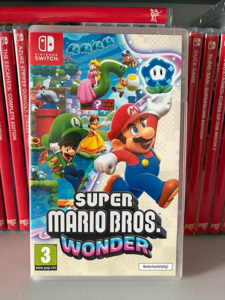 Super Mario Bros. Wonder (Nintendo Switch), Games en Spelcomputers, Games | Nintendo Switch, Zo goed als nieuw, Ophalen of Verzenden