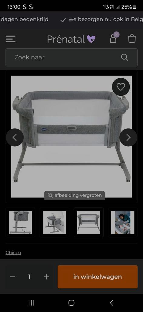 co sleeper chicco next to me magic evo, Kinderen en Baby's, Kinderkamer | Bedden, Zo goed als nieuw, Matras, Ophalen