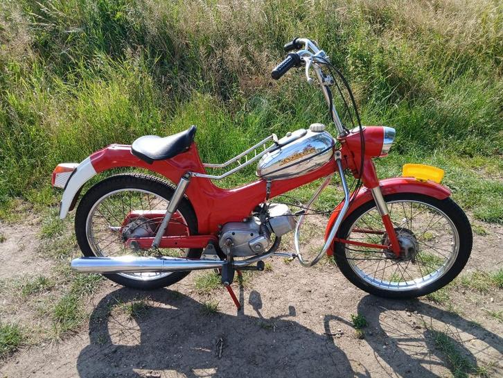 Tomos 4TL 4L bromfiets flower power oldtimer brommer, Fietsen en Brommers, Brommers | Tomos, Gebruikt, Overige modellen, Klasse B (45 km/u)