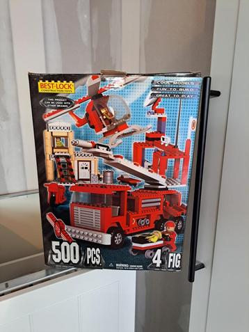 Best-Lock bouwblokjes brandweer, 500 stuks beschikbaar voor biedingen