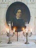 Kaarsengirandoles 2 stuks, Antiek en Kunst, Antiek | Woonaccessoires, Ophalen of Verzenden