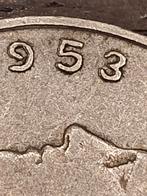 1 frank type Ceres 1953VL dubbele 953 in jaartal  boudewijn1, Postzegels en Munten, Munten | België, Ophalen of Verzenden, Overig