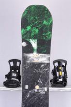 Snowboard 160 BURTON RADIUS WIDE, noir/vert, Envoi, Utilisé, Fixations
