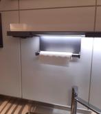 Wand relingsysteem keuken - led verlichting 7 hangelemente, Ophalen, Zo goed als nieuw