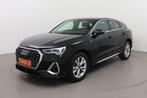 (1YQD964) Audi Q3 Sportback, Auto's, Audi, Zwart, Bedrijf, 5 deurs, 150 pk