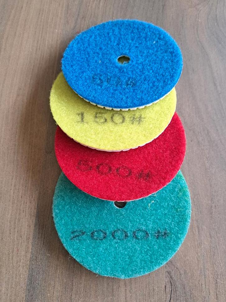 Polijstschijven voor glas, beton, snatuursteen,graniet NIEUW, Doe-het-zelf en Bouw, Gereedschap | Slijpmachines, Nieuw, Overige typen