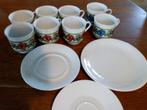 servies (koffieservies), Tasse(s) et/ou soucoupe(s), Autres styles, Enlèvement, Porcelaine