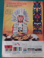 Caran d'Ache crayons - publicité papier - 1970, Autres types, Utilisé, Enlèvement ou Envoi