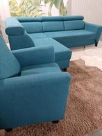 Prachtige hoeksalon en bijpassende fauteuil(bezorgoptie), Huis en Inrichting, Zetels | Zetels, 250 tot 300 cm, Hoekbank, Ophalen of Verzenden