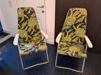 vintage tuinstoelen, Tuin en Terras, Ophalen, Gebruikt, Metaal, Verstelbaar