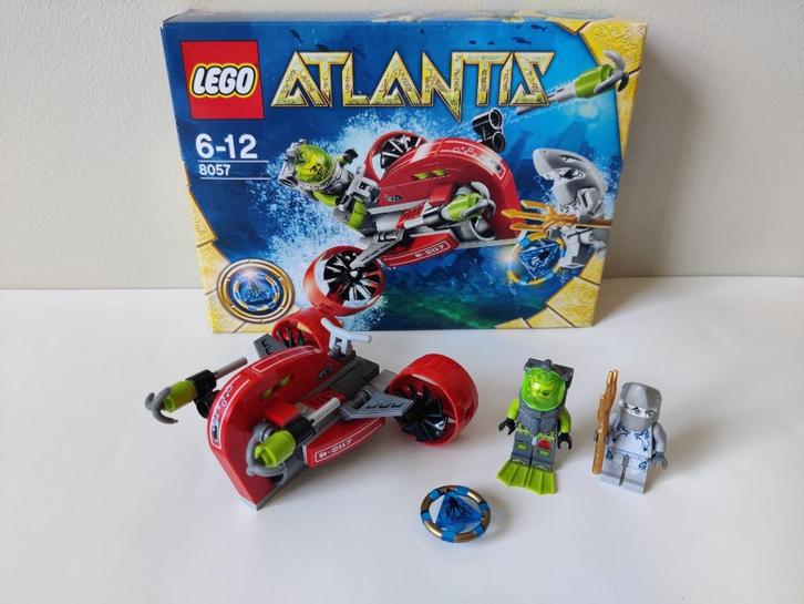 Lego Atlantis 8057 Wreck Raider, Kinderen en Baby's, Speelgoed | Duplo en Lego, Zo goed als nieuw, Lego, Complete set, Ophalen of Verzenden
