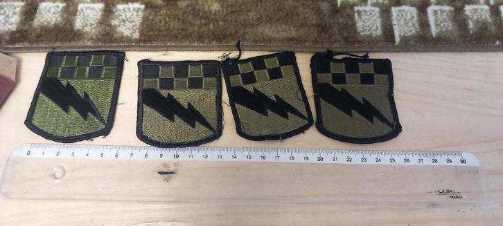 lot patchen us (NR19), Verzamelen, Militaria | Algemeen, Landmacht, Embleem of Badge, Ophalen of Verzenden