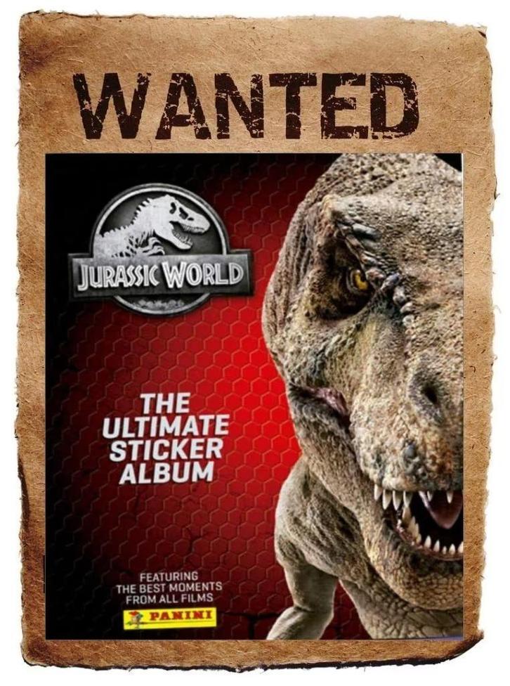 Zoek Panini Jurassic World Ultimate-stickers, Verzamelen, Stickers, Nieuw, Dier en Natuur, Ophalen