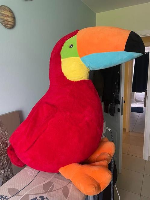 Enorme opgezette toekan, Kinderen en Baby's, Speelgoed | Knuffels en Pluche, Nieuw, Overige typen, Ophalen