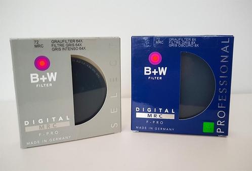 B+W Pro grijsfilter set: 3 en 6 stops - 72mm, Audio, Tv en Foto, Foto | Filters, Nieuw, Overige typen, 70 tot 80 mm, B&W, Verzenden