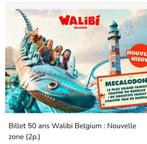 2 tickets entrées à Walibi, Tickets & Billets, Deux personnes, Ticket ou Carte d'accès