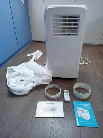 Mobiele airco met afstandsbediening en muggennet, Enlèvement, Comme neuf, Climatiseur mobile, Télécommande