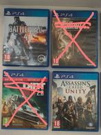 Assassin's Creed Unity / Battlefield 4 PS4, Consoles de jeu & Jeux vidéo, Jeux | Sony PlayStation 4, Comme neuf, Enlèvement ou Envoi