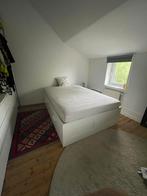 Bed - Ikea Brimnes, Gebruikt, 140 cm, Wit, Hout